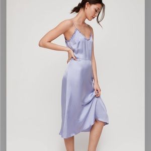 Aritzia Wilfred Millie dress lilac